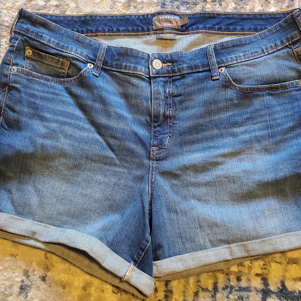 TORRID Women's Denim Blue Jean Shorts